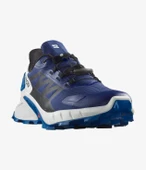 Salomon Supercross 4 Erkek Koşu Ayakkabısı - Blue Print/Black/Lapis Blue - 3