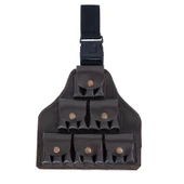 Deri Bacak Fişekliği - Savage - Kahve - 18'li - 1