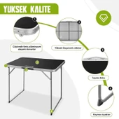 Katlanabilir Alüminyum Kamp Masası - Madfox Zenith - Siyah - 547278 - 3