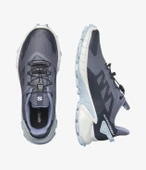 Salomon Supercross 4 Kadın Koşu Ayakkabısı - Grisaille/White/Cashmere Blue - 5