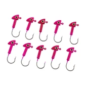 Jighead - Zoka - Kurşunlu Olta İğnesi - (XH-A 06) - Pembe - 7 Gr - 10 Adet - 1