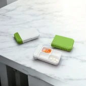 Cep İlaç Kutusu 4 Bölmeli 2 Adet - 1