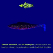 Silikon Balık - 4,5g 85mm - Fishack PredatorX - UV Boyalı - Copper - 3