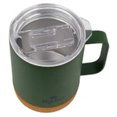 Çelik Mug Termos - Igloo - Cork - 350ml - Haki - 205696 - 3