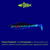 Silikon Balık - 4,5g 85mm - Fishack PredatorX - UV Boyalı - Fleck - 3