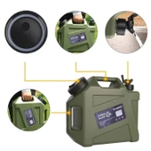 Musluklu Su Bidonu - Madfox Galon Air PE - 19 Litre - Yeşil - 547311 - 4