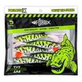 Silikon Balık - 10g 100mm - Fishack PredatorX - UV Boyalı - Bleed - 5
