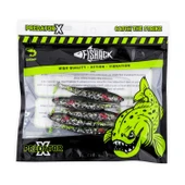 Silikon Balık - 4,5g 85mm - Fishack PredatorX - UV Boyalı - Fleck - 5