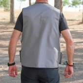 Action Dört Mevsim Çok Cepli Outdoor Spor Yelek Gri thumbnail 7