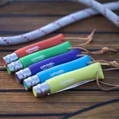 Katlanır Cep Çakısı - Opinel - Gürgen Ağacı Sap - Gök Mavisi - No:7 - 2