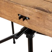 Katlanabilir Ahşap Kamp ve Piknik Masası - Akordion - (54023) - 9