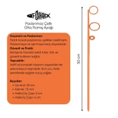 Olta Kamış Ayağı - Paslanmaz Çelik - Fishack - Turuncu thumbnail 2