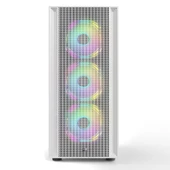 POWERBOOST  X-12W USB 3.0 Mesh 4 x ARGB Fanli Beyaz Kasa PSU Yok thumbnail 1