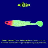 Silikon Balık - 10g 100mm - Fishack PredatorX - UV Boyalı - Solar - 3