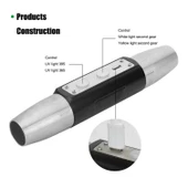 Uv Ledli El Feneri - Powerdex - Su Geçirmez - 20 W - Siyah - PD-9007 thumbnail 4