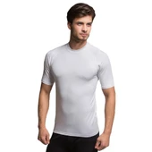 Bambu Erkek T-Shirt - Kısa Kol - Thermoform - Beyaz - 1