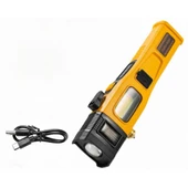 Şarj Edilebilir El Feneri - Wison -  700 Lümen - 5 Watt - LED COB - Mıknatıslı - 3