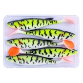 Silikon Balık - 10g 100mm - Fishack PredatorX - UV Boyalı - Bleed - 4