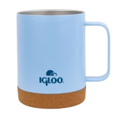 Çelik Mug Termos - Igloo - Cork - 350ml - Buzul Mavi - 205696 - 2
