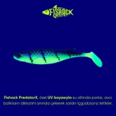 Silikon Balık - 10g 100mm - Fishack PredatorX - UV Boyalı - Wave - 3