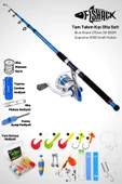Tam Takım Kıyı Olta Seti - 270cm Kamış 30-60GR / 3000'lik Supreme Olta Makinesi - Taşıma Çantalı - 1