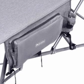 Letto Katlanabilir Kamp Yatağı & Kampet - Orcamp -Cepli - Gri - OUT-2361 - 6