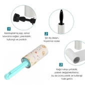 Kedi/Köpek Tüy Toplama Rulosu - D-Pet - Tekli - Su Yeşili (8667) thumbnail 2