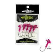 Kurşunlu Jighead Zoka - 7g - Fishack - Pembe (XHA06) - 5 Adet - 1