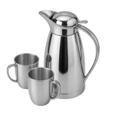 1.2 LT - Termos Seti - Çelik Bardaklı - 2 Bardaklı - Square - 1
