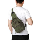 Savage Çapraz Göğüs Askılı Tactical Çanta Haki - 4