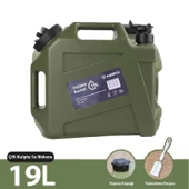 Musluklu Su Bidonu - Madfox Galon Air PE - 19 Litre - Yeşil - 547311 - 2