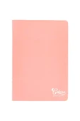 Colors A5 40 Yaprak ÇİZGİLİ Karton Kapak Pembe - 1