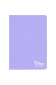 Colors A5 40 Yaprak ÇİZGİLİ Karton Kapak Mor - 1