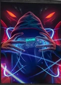 Gamer Oyuncu Odası Özel Kanvas Tablo - 2