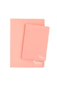 Colors A5 40 Yaprak ÇİZGİLİ Karton Kapak Pembe - 5