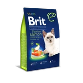 Brit Premium By Nature Kısırlaştırılmış Kediler İçin, Somon Balıklı Kuru Mama 8 kg - 1