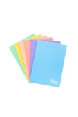 Colors A5 40 Yaprak ÇİZGİLİ Karton Kapak Mor - 6