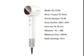 CF29 Dijital Ekranlı Saç Kurutma Makinesi  1450W, 3 Kademeli Hız & 4 Kademeli Sıcaklık Kontrolü - 5
