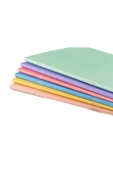Colors A5 40 Yaprak ÇİZGİLİ Karton Kapak Mor - 4