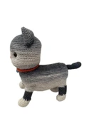 Sesli Boncuk Kedicik Amigurumi Organik Oyuncak - 2