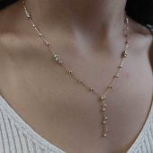 14 Ayar altın kolye dorika toplu salkımlı thumbnail 1