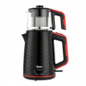 Fakir Tastea Çay Makinesi Siyah Kırmızı - 1