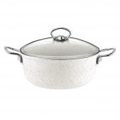 Taç Gravita Döküm 7 Parça Beyaz Tencere Takımı TAC-3450 - 6