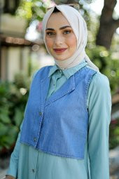 Kısa Ceketli Tunik - Mint - 2