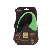 Doggie Soft Medium Otomatik Tasma 5 Metre Yeşil thumbnail 1