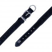 Doggie Deri Kemik Desenli Boyun Tasması M 3x42-50cm Siyah - 4