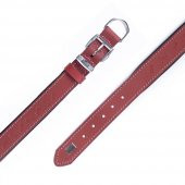 Doggie Deri Kemik Desenli Boyun Tasması M 3x42-50cm Kırmızı thumbnail 4