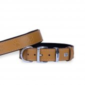 Doggie Deri Pati Desenli Boyun Tasması M 3.5x47-55cm Camel - 1