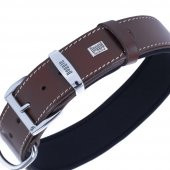 Doggie Deri Pati Desenli Boyun Tasması S 4x47-55cm Kahverengi thumbnail 2