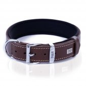 Doggie Deri Pati Desenli Boyun Tasması S 4x47-55cm Kahverengi thumbnail 3